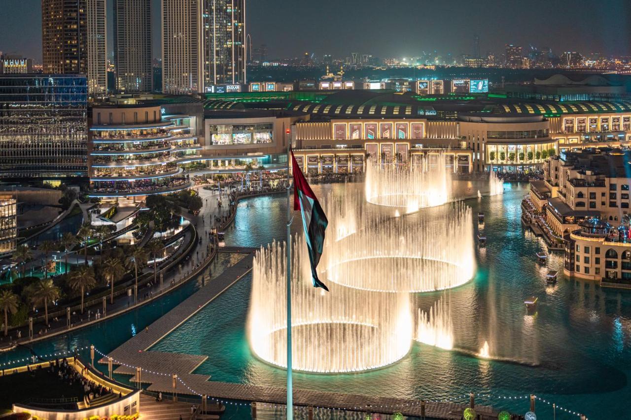 Elite Royal Apartment - Full Burj Khalifa & Fountain View - Ruby Dubai Bagian luar foto