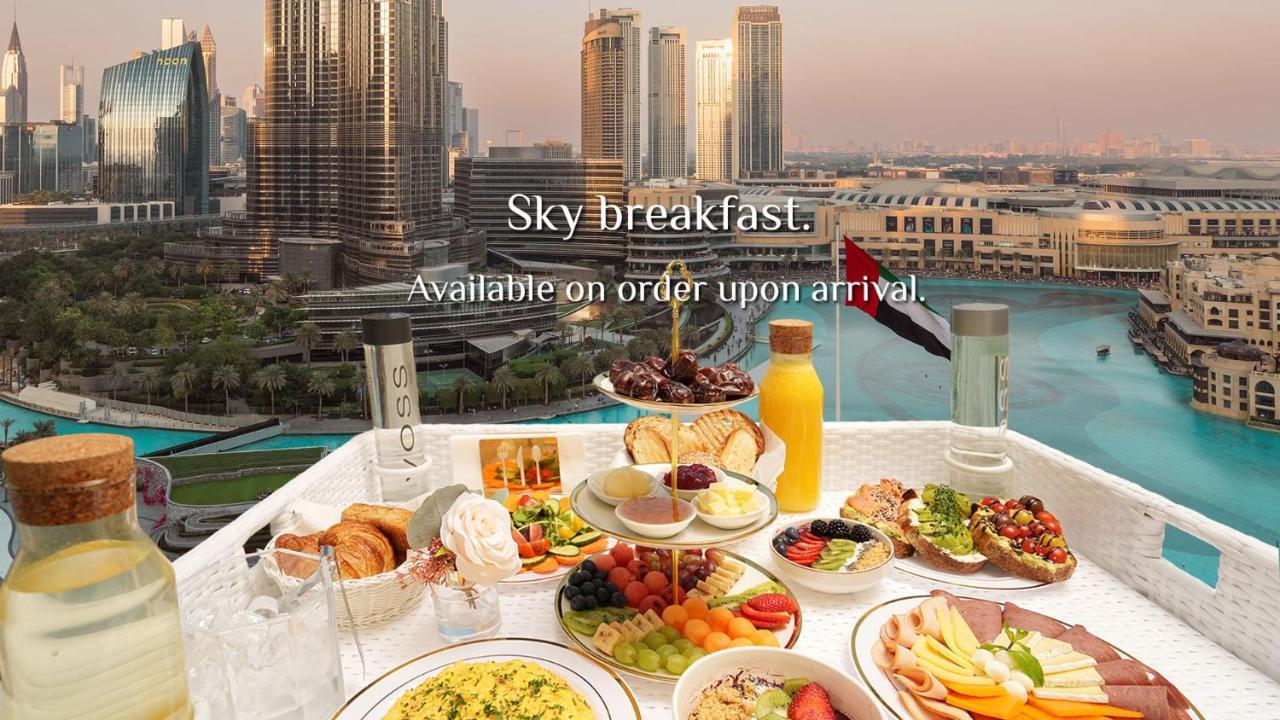 Elite Royal Apartment - Full Burj Khalifa & Fountain View - Ruby Dubai Bagian luar foto